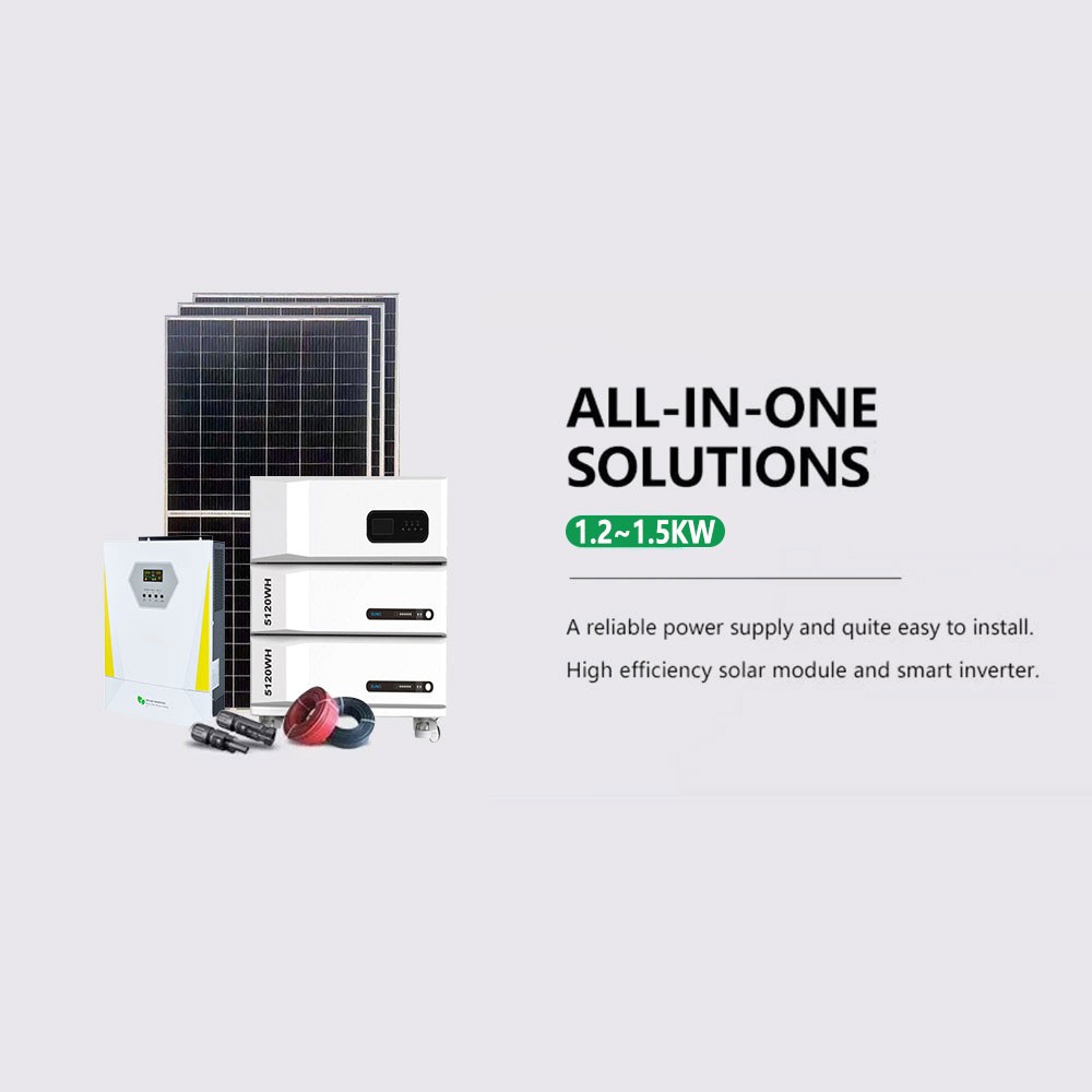 1.2~1.5kw Off grid System for residential