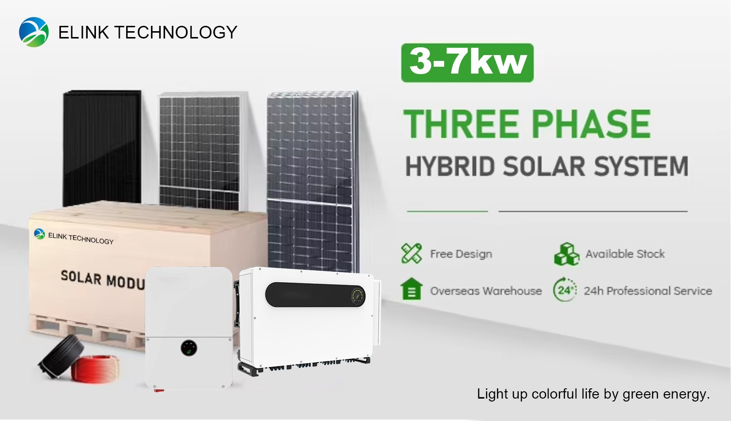 3~7kw Hybrid System Brand Inverter for residential