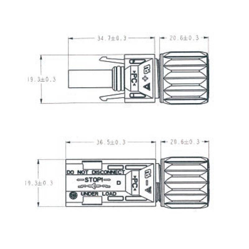 H4 Solar Connector 