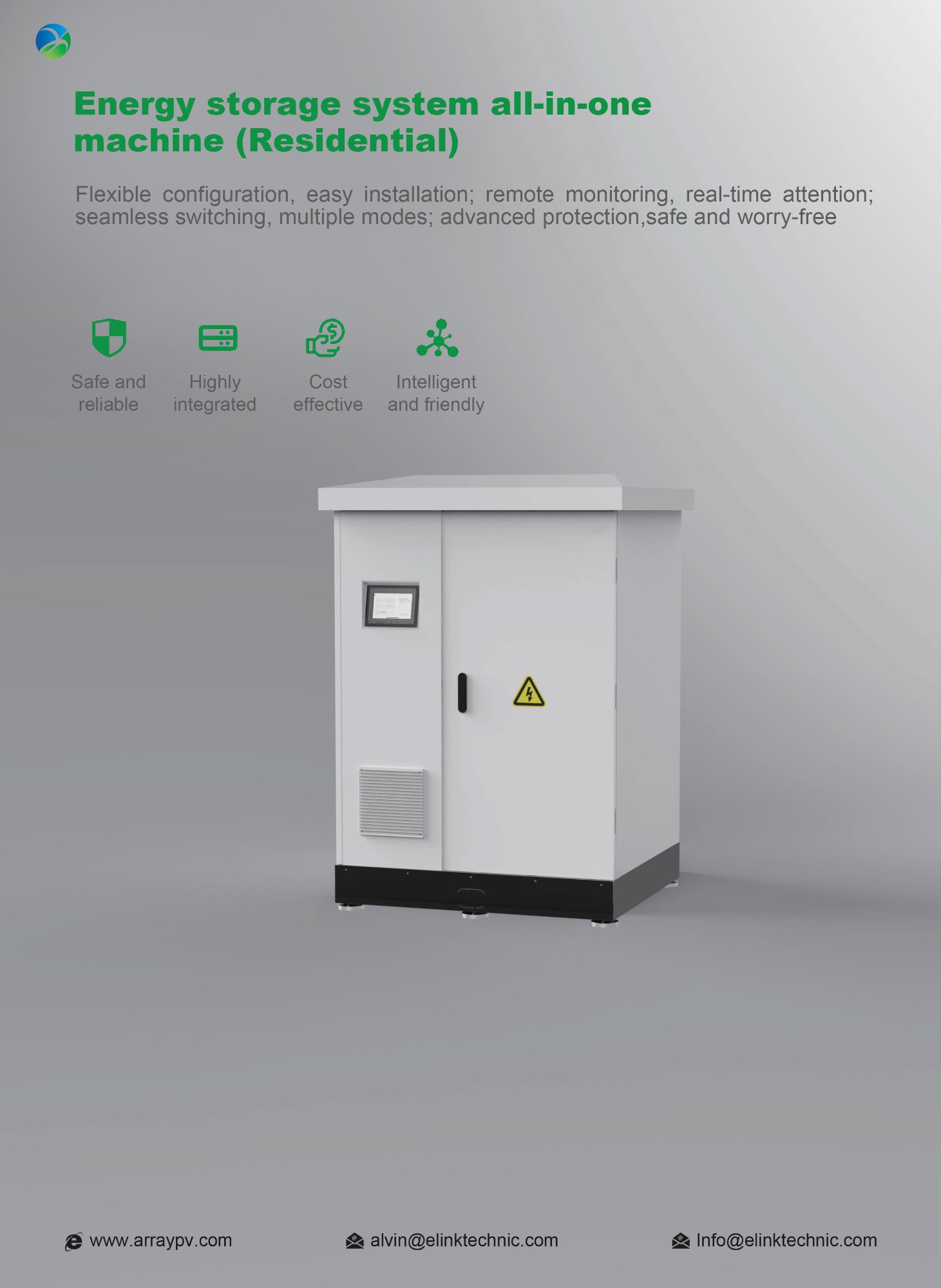 Integrated ESS30kw60kwh