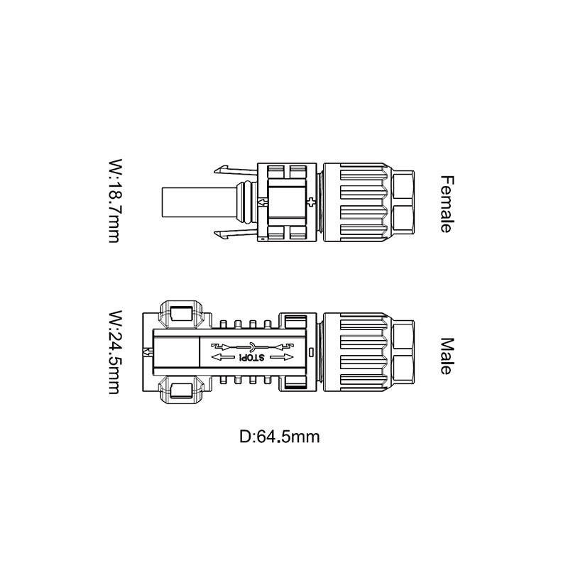 PV4 S Solar Connector