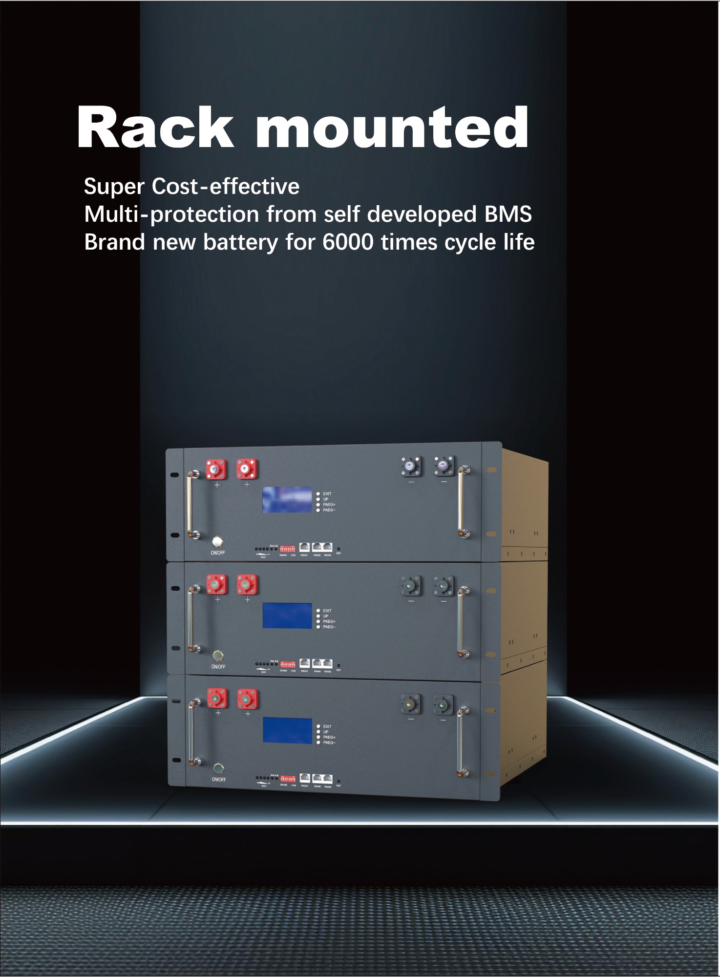 100AH 51.2V Rack-mounted Energy Storage